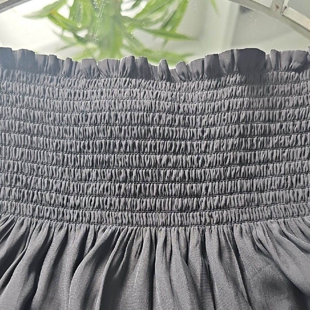 Ramy Brook Charcoal Ruffled Mini Skirt - Picture 4 of 5